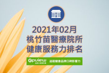 桃竹苗區域醫院健康服務力排名
