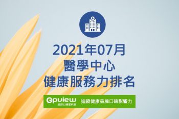醫學中心健康服務力排名